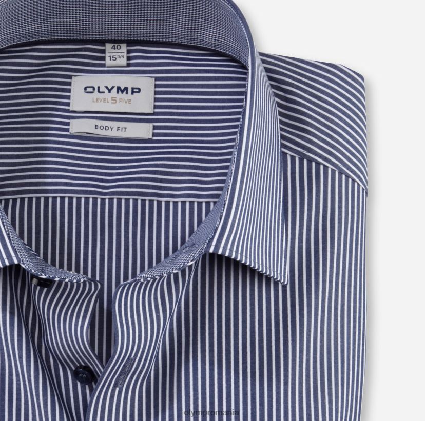nivel cinci potrivire corporală, cămașă business, New York Kent, marine OLYMP îmbrăcăminte 4Z8LB6549