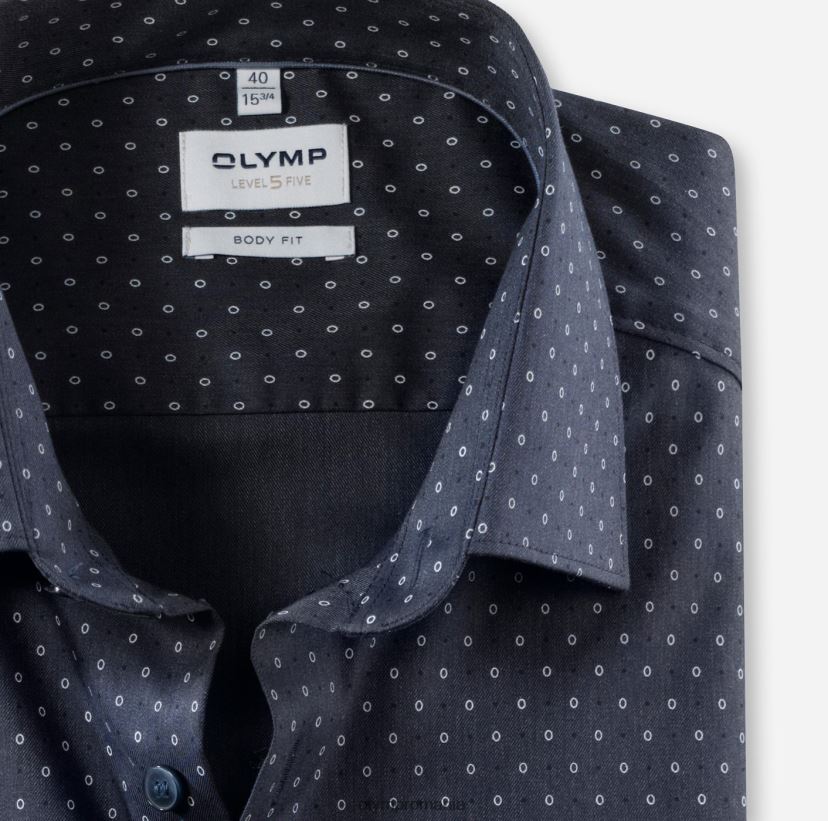 nivel cinci potrivire corporală, cămașă business, New York Kent, marine OLYMP îmbrăcăminte 4Z8LB6796