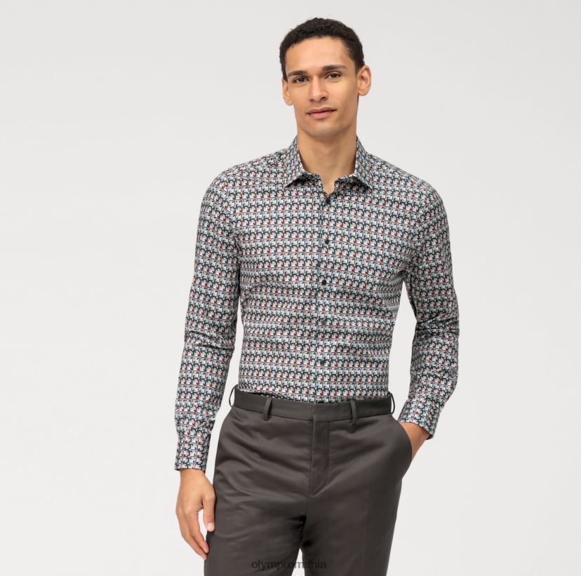 nivel cinci potrivire corporală, cămașă business, New York Kent, olive OLYMP îmbrăcăminte 4Z8LB6583