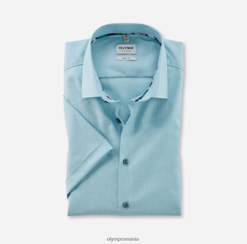 nivel cinci potrivire corporală, cămașă business, New York Kent, smarald OLYMP îmbrăcăminte 4Z8LB6655