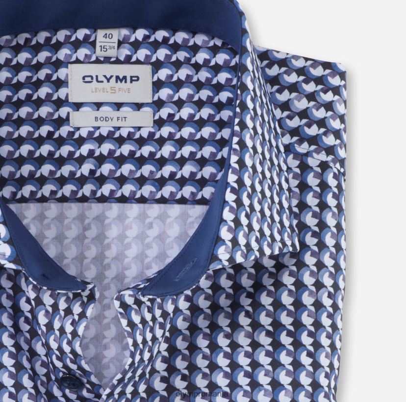 nivel cinci potrivire corporală, cămașă business, Royal Kent, marine OLYMP îmbrăcăminte 4Z8LB6450