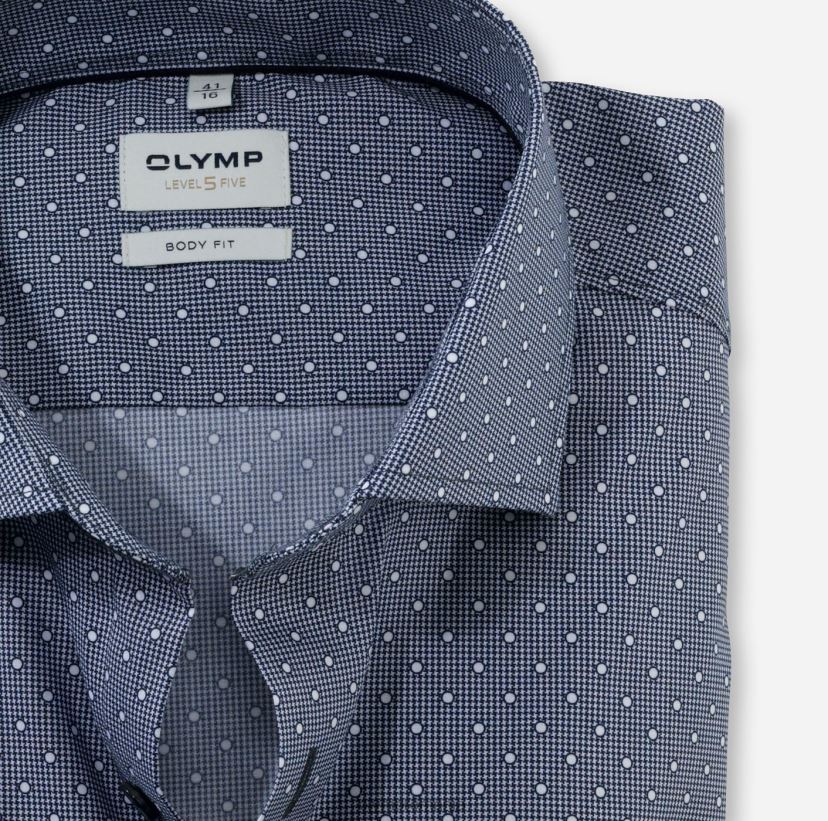 nivel cinci potrivire corporală, cămașă business, Royal Kent, marine OLYMP îmbrăcăminte 4Z8LB6498