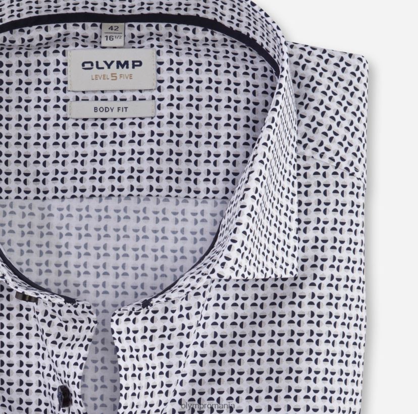 nivel cinci potrivire corporală, cămașă business, Royal Kent, taupe OLYMP îmbrăcăminte 4Z8LB6657