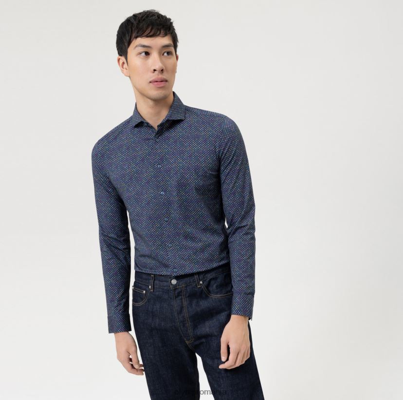 Nu. șase 24/7 super slim, cămașă business, cutaway, lime OLYMP îmbrăcăminte 4Z8LB64