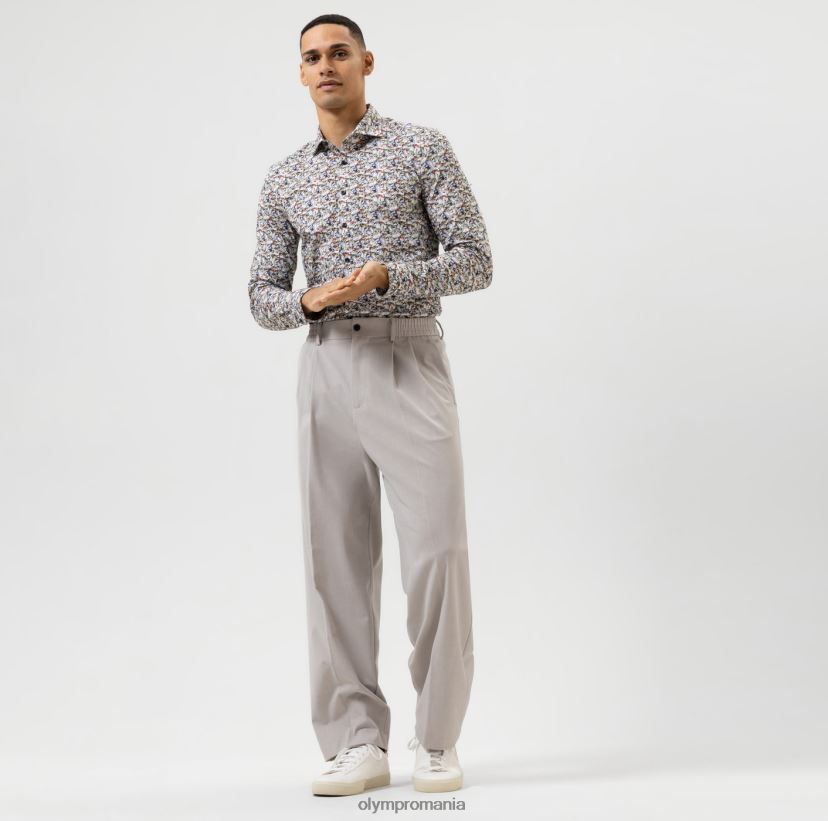 Nu. șase 24/7 super slim, cămașă business, kent, alb OLYMP îmbrăcăminte 4Z8LB6166