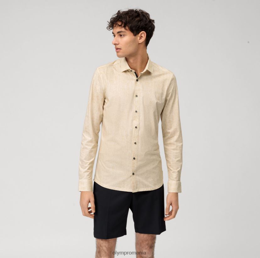 Nu. șase 24/7 super slim, cămașă business, kent modern, alamă OLYMP îmbrăcăminte 4Z8LB6149