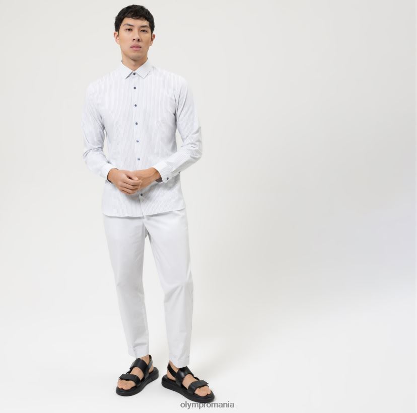 Nu. șase 24/7 super slim, cămașă business, kent modern, marine OLYMP îmbrăcăminte 4Z8LB6151