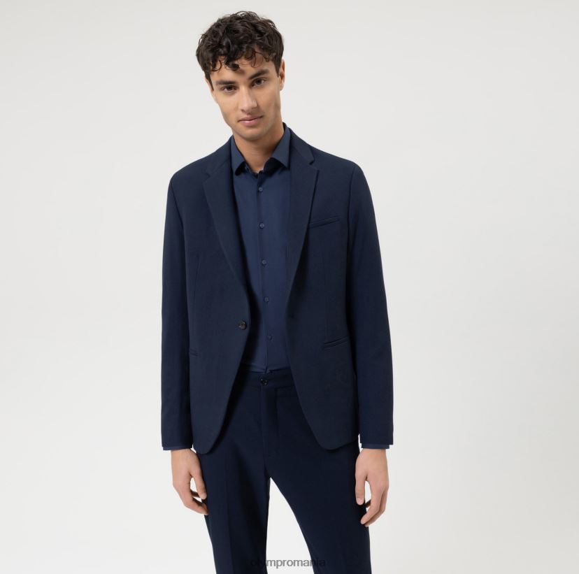 Nu. șase 24/7 super slim, cămașă business, kent modern, marine OLYMP îmbrăcăminte 4Z8LB633