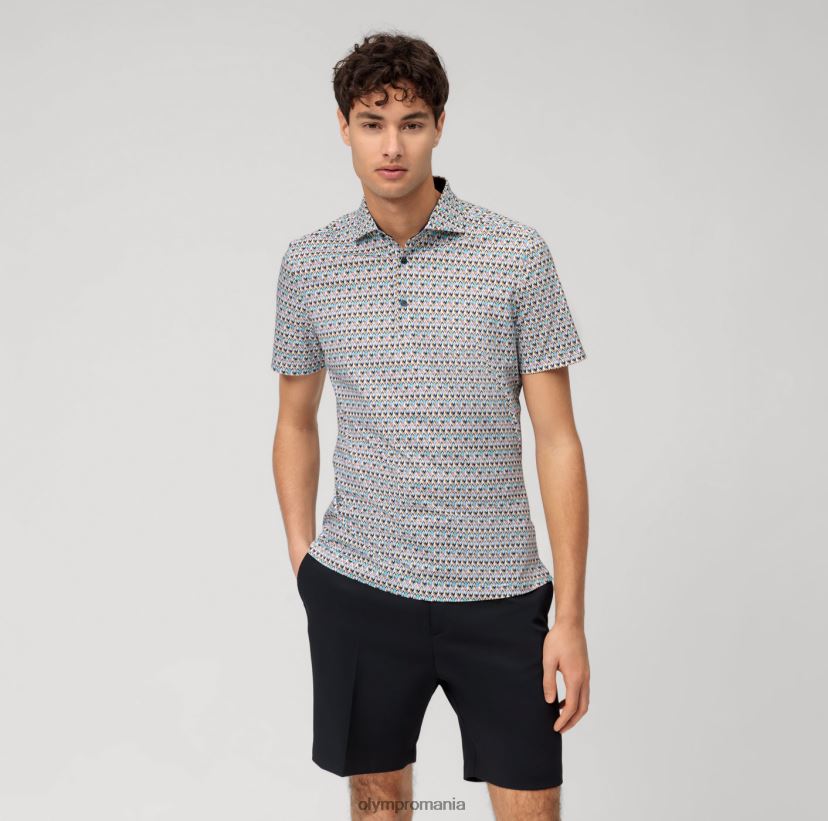 Nu. șase 24/7 super slim, cămașă business, kent, smarald OLYMP îmbrăcăminte 4Z8LB634