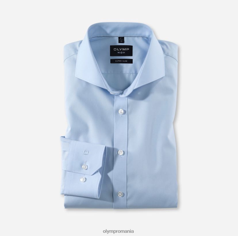 Nu. șase cămașă de afaceri super slim, cutaway, albastru deschis OLYMP îmbrăcăminte 4Z8LB6270