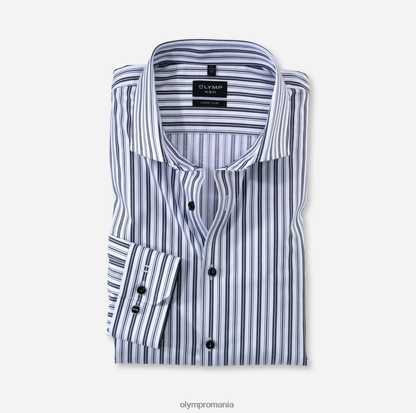 Nu. șase super slim, cămașă business, Royal Kent, negru OLYMP îmbrăcăminte 4Z8LB6196