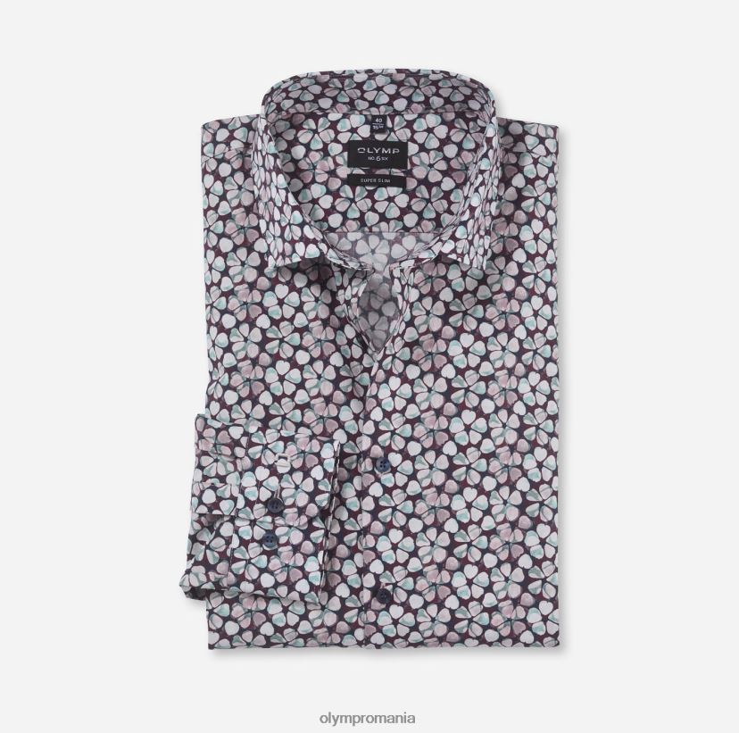 Nu. șase super slim, cămașă business, kent modern, smarald OLYMP îmbrăcăminte 4Z8LB61