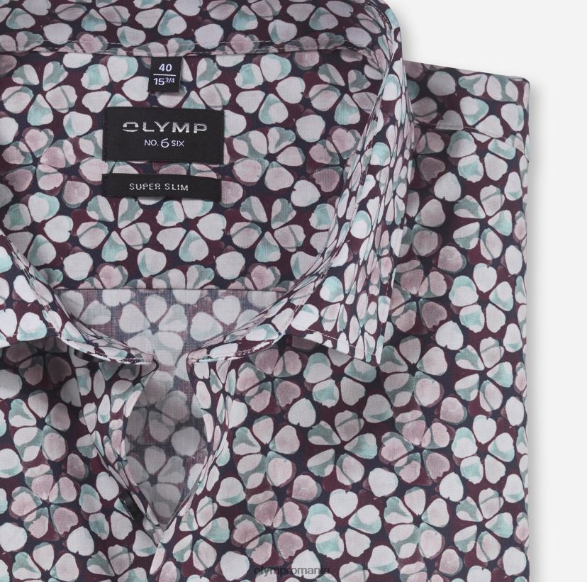 Nu. șase super slim, cămașă business, kent modern, smarald OLYMP îmbrăcăminte 4Z8LB61