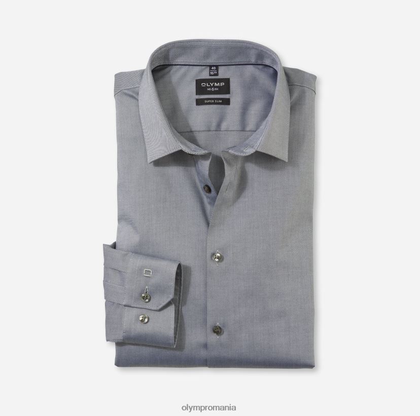 Nu. șase super slim, cămașă business, kent urban, olive OLYMP îmbrăcăminte 4Z8LB6133