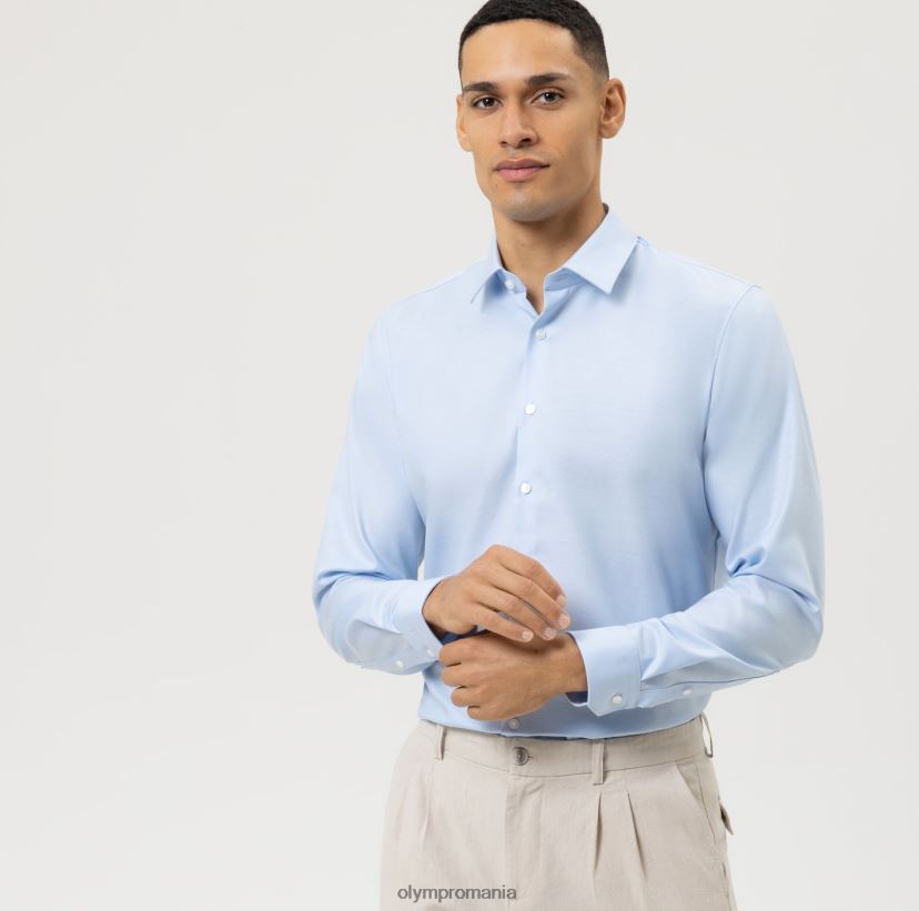 Nu. șase super slim, cămașă business, kent urban, ozon OLYMP îmbrăcăminte 4Z8LB6117