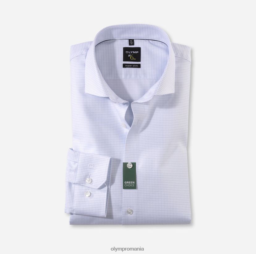 Nu. șase super slim, cămașă business, mânecă lungă extra lungă, royal kent, alb OLYMP îmbrăcăminte 4Z8LB6296