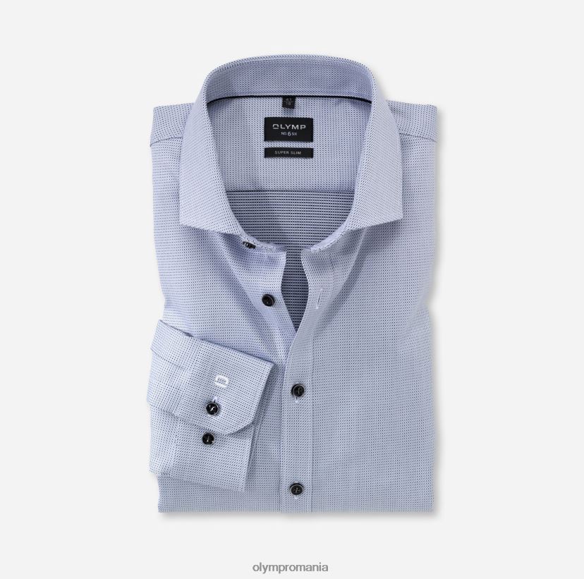 Nu. șase super slim, cămașă business, royal Kent, gri argintiu OLYMP îmbrăcăminte 4Z8LB6255