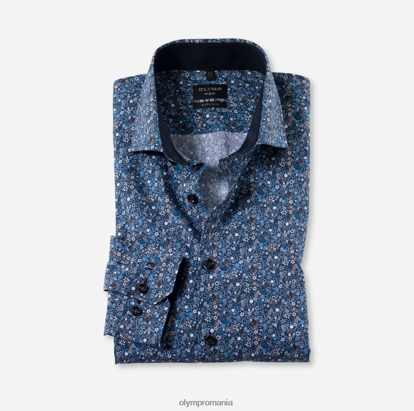 Nu. șase super slim, cămașă business, royal kent, natural OLYMP îmbrăcăminte 4Z8LB6164