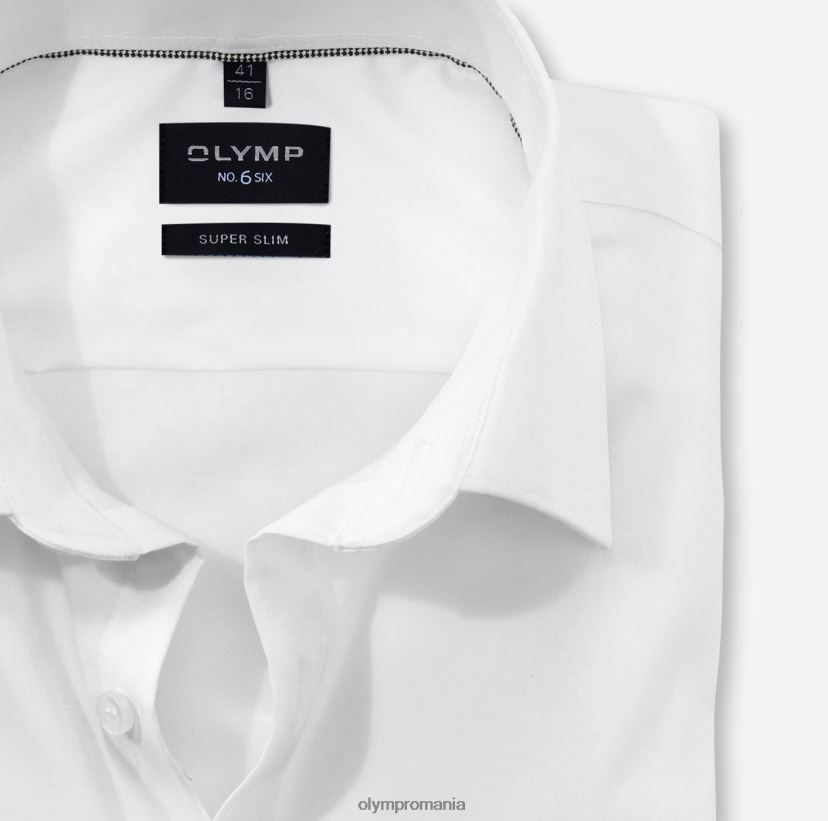 Nu. șase super slim, cămașă business, urban kent, alb OLYMP îmbrăcăminte 4Z8LB6265