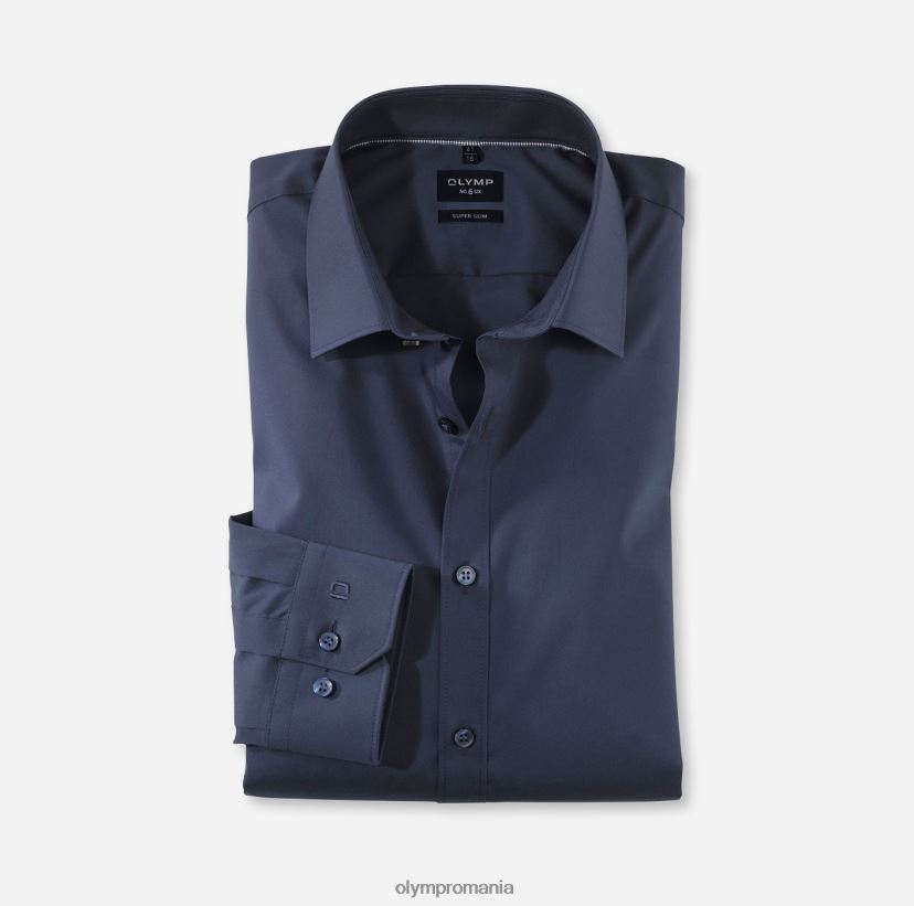 Nu. șase super slim, cămașă business, urban kent, marine OLYMP îmbrăcăminte 4Z8LB6280