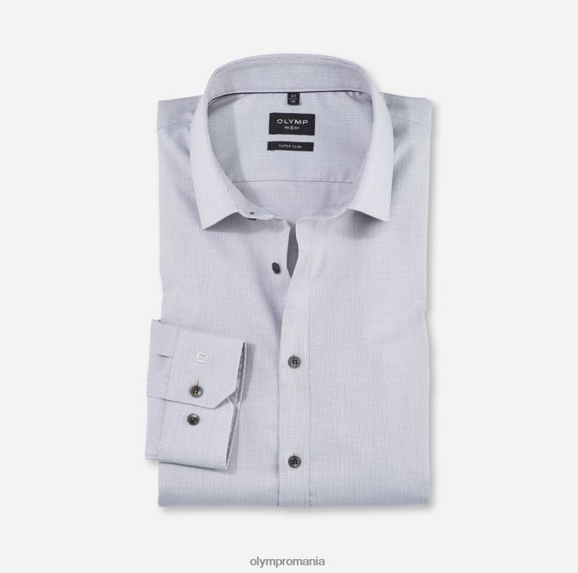 Nu. șase super slim, cămașă business, urban kent, taupe OLYMP îmbrăcăminte 4Z8LB6221