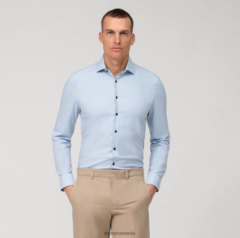 Nu. six 24/7 super slim, camasa business, kent modern, albastru deschis OLYMP îmbrăcăminte 4Z8LB649