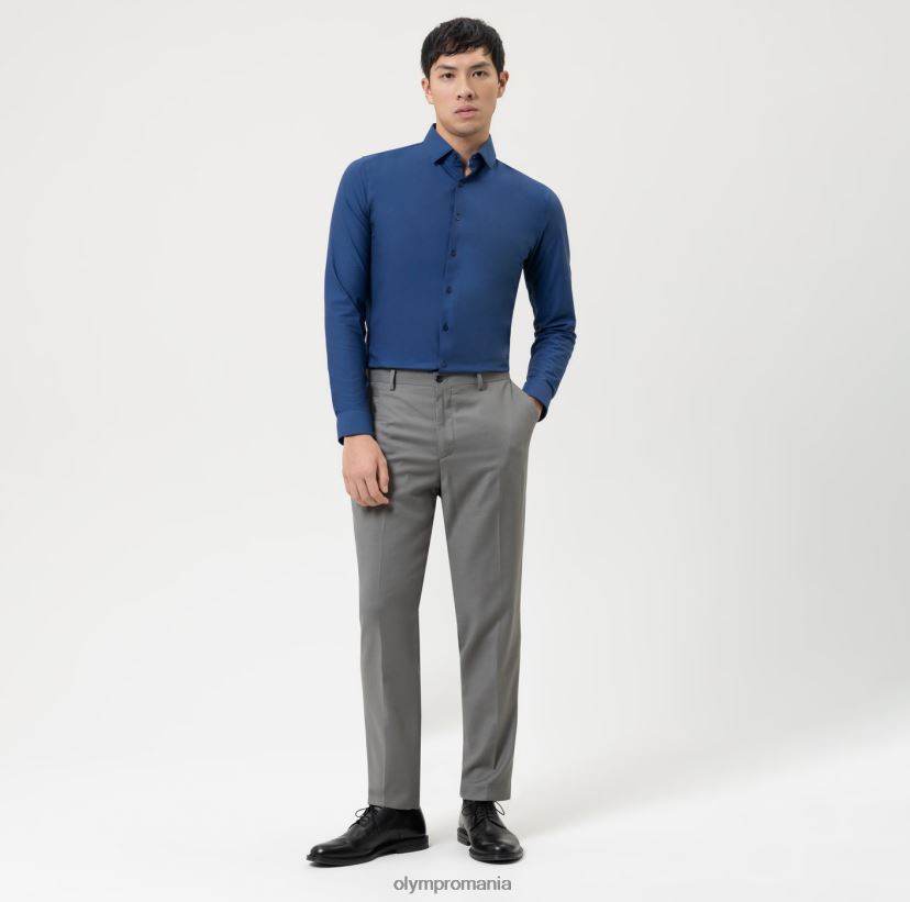 Nu. six 24/7 super slim, camasa business, kent modern, albastru nuremberg OLYMP îmbrăcăminte 4Z8LB6159