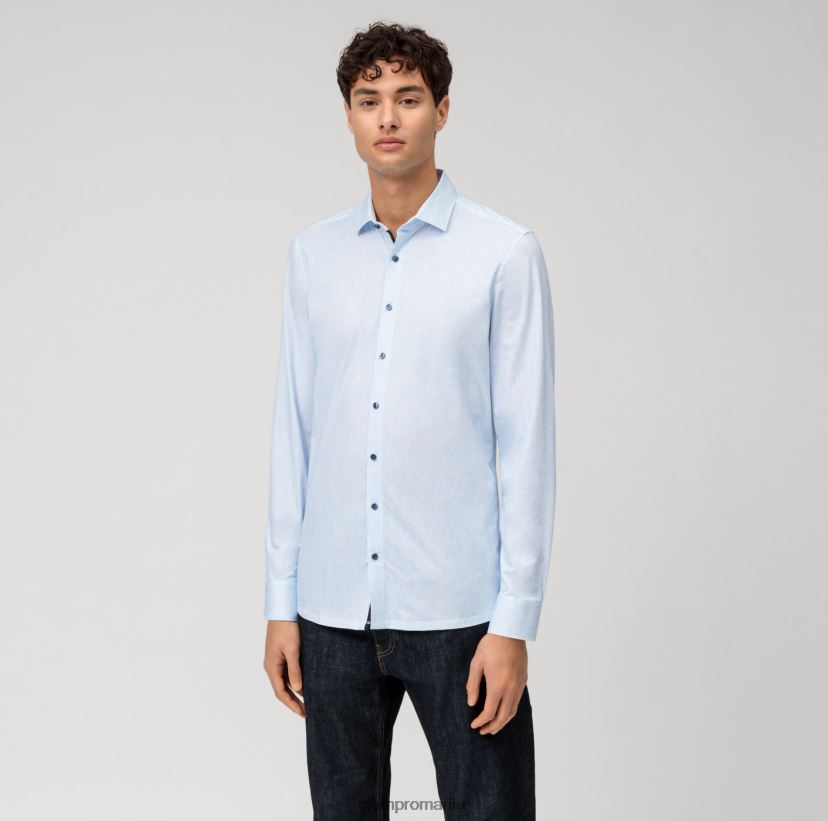 Nu. six 24/7 super slim, camasa business, kent modern, bleu OLYMP îmbrăcăminte 4Z8LB6128