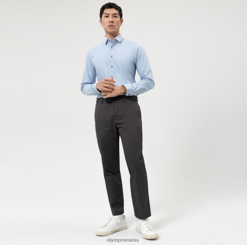 Nu. six 24/7 super slim, camasa business, kent modern, bleu OLYMP îmbrăcăminte 4Z8LB624