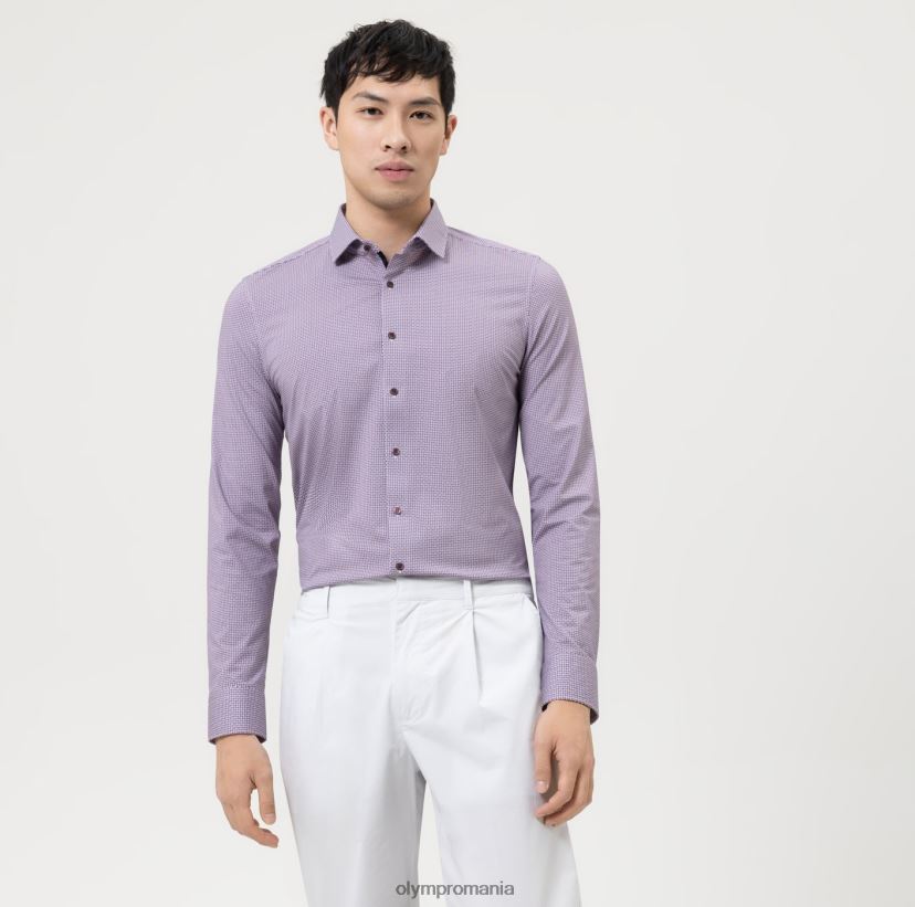 Nu. six 24/7 super slim, camasa business, kent modern, fuchsia OLYMP îmbrăcăminte 4Z8LB619