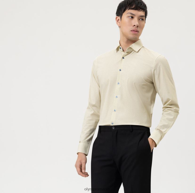 Nu. six 24/7 super slim, camasa business, kent modern, lime OLYMP îmbrăcăminte 4Z8LB6137