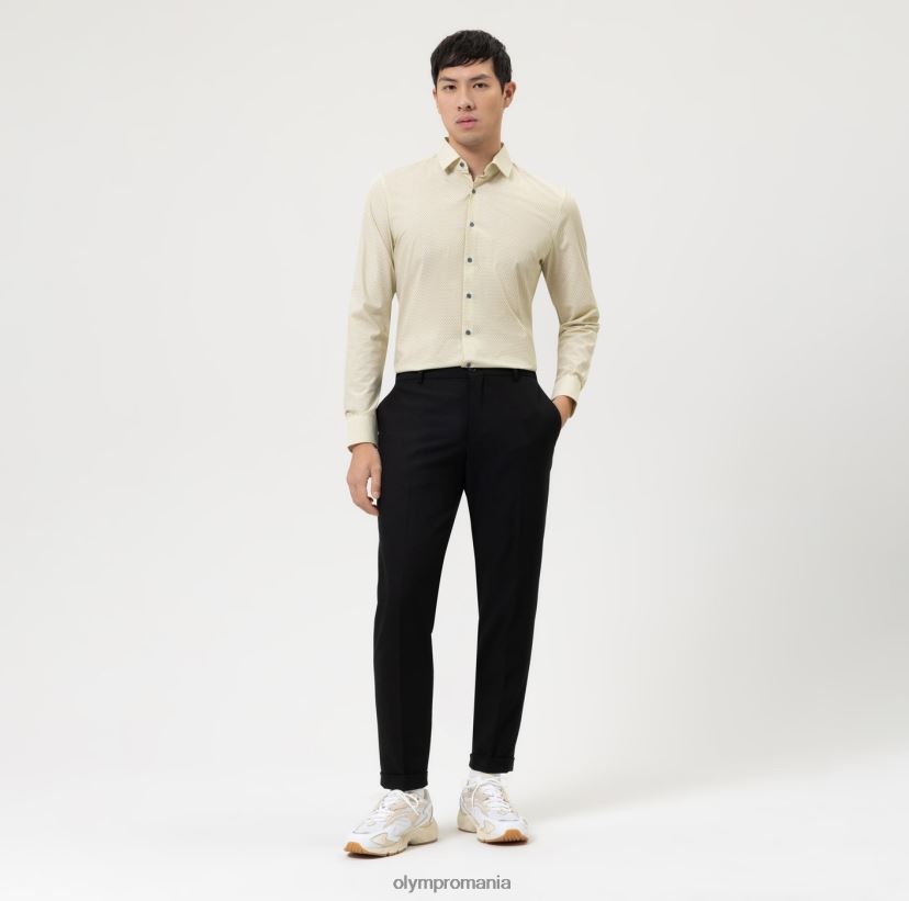 Nu. six 24/7 super slim, camasa business, kent modern, lime OLYMP îmbrăcăminte 4Z8LB6137