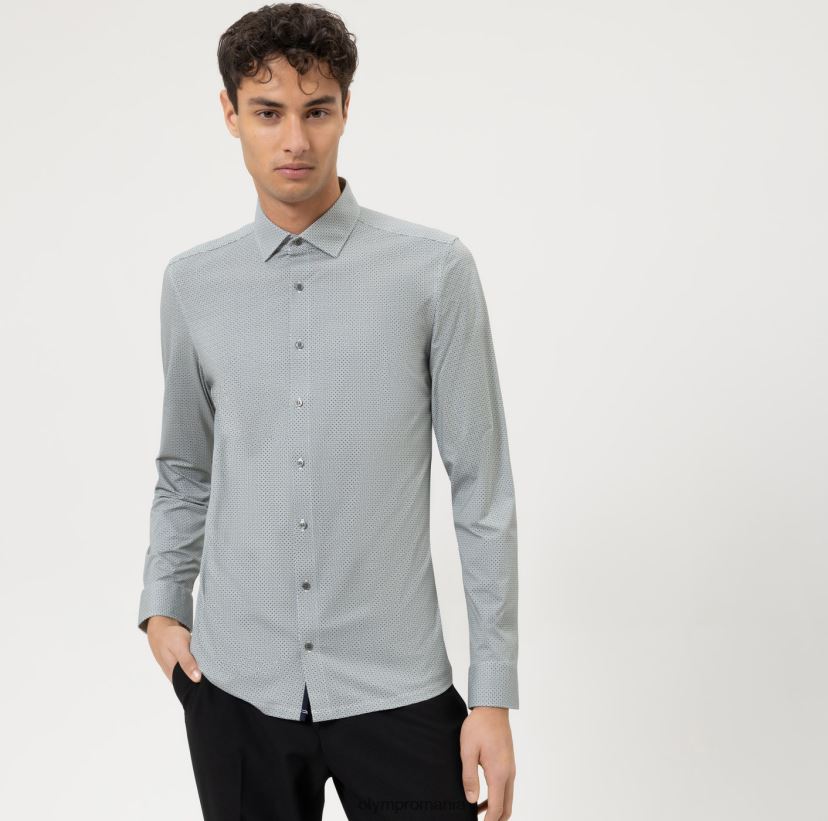 Nu. six 24/7 super slim, camasa business, kent modern, lime OLYMP îmbrăcăminte 4Z8LB6152