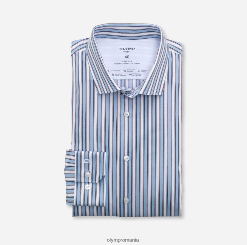 Nu. six 24/7 super slim, camasa business, kent modern, maro OLYMP îmbrăcăminte 4Z8LB6197