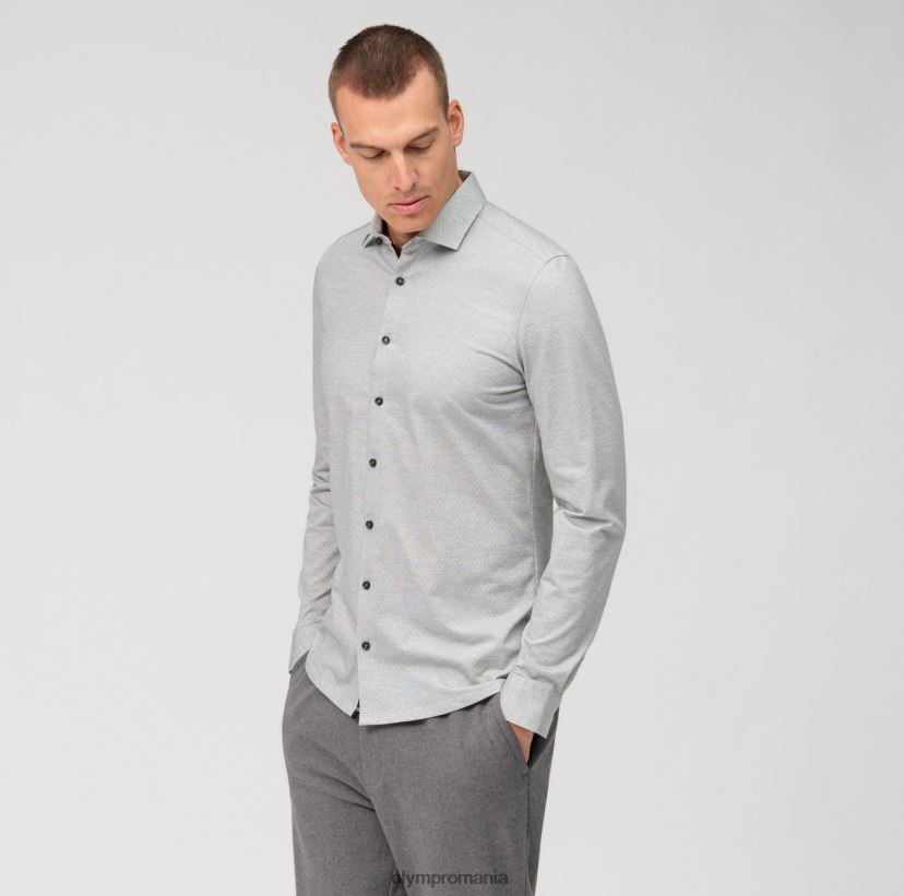 Nu. six 24/7 super slim, camasa business, kent modern, olive OLYMP îmbrăcăminte 4Z8LB671