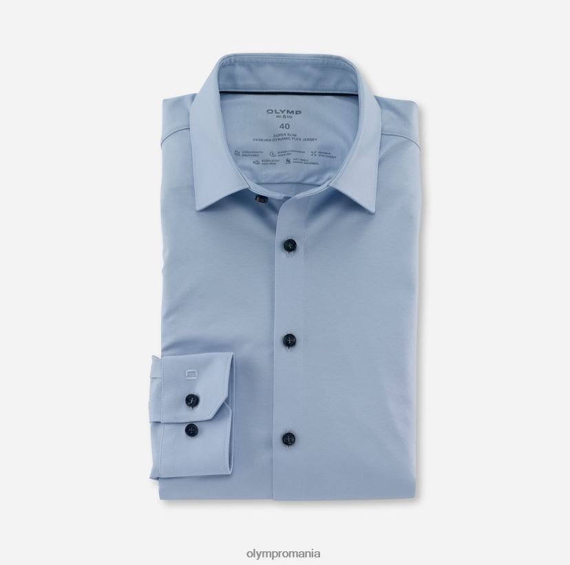 Nu. six 24/7 super slim, camasa business, kent urban, albastru deschis OLYMP îmbrăcăminte 4Z8LB637