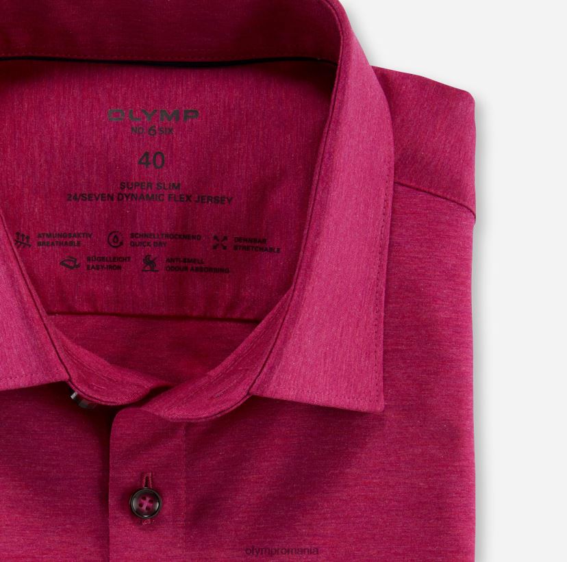 Nu. six 24/7 super slim, camasa business, kent urban, fuchsia OLYMP îmbrăcăminte 4Z8LB6199