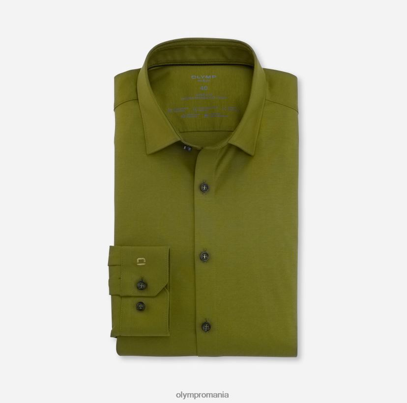 Nu. six 24/7 super slim, camasa business, urban kent, kaki OLYMP îmbrăcăminte 4Z8LB6144