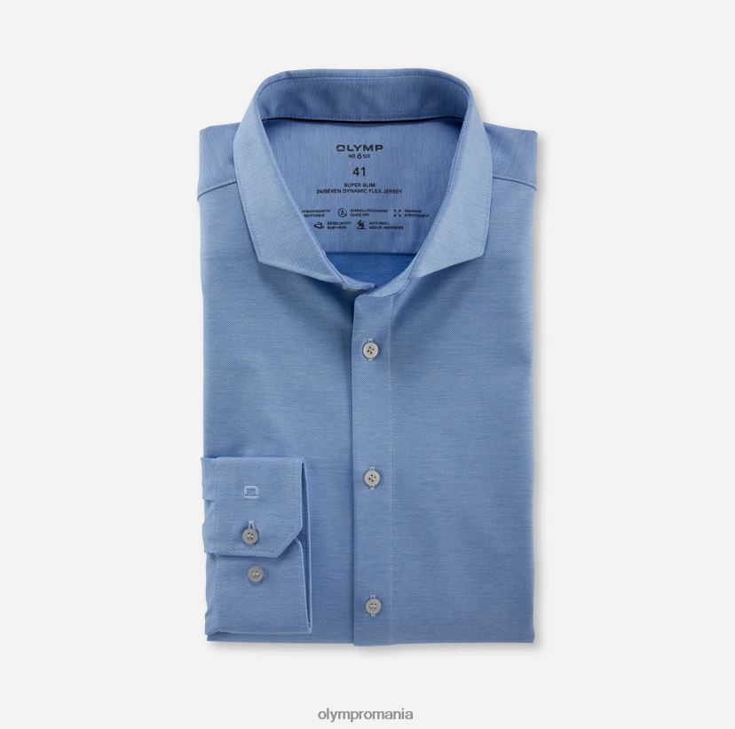 Nu. six 24/7 super subțire, cămașă business, mânecă lungă extra lungă, cutaway, albastru OLYMP îmbrăcăminte 4Z8LB6318