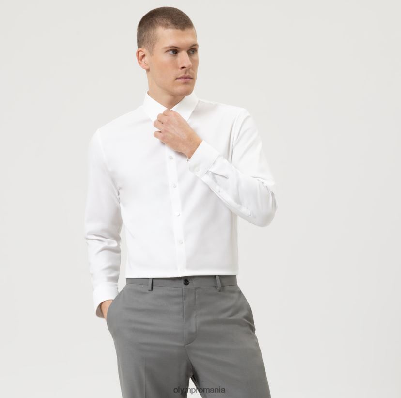 Nu. six super slim, camasa business, kent urban, bej deschis OLYMP îmbrăcăminte 4Z8LB6119