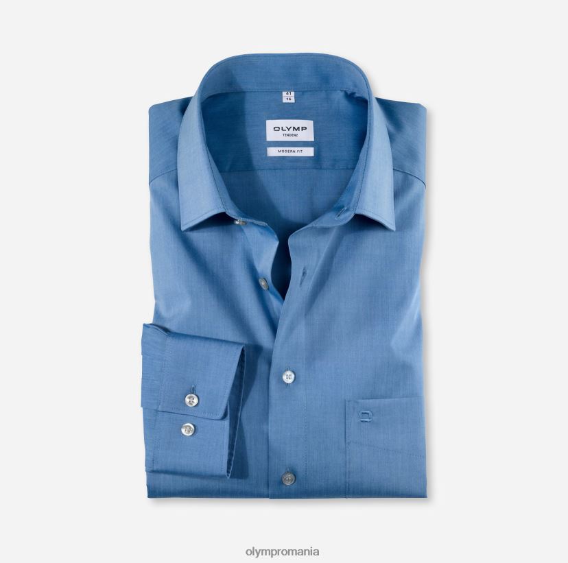 tendinz modern fit, camasa business, new kent, albastru OLYMP îmbrăcăminte 4Z8LB61745