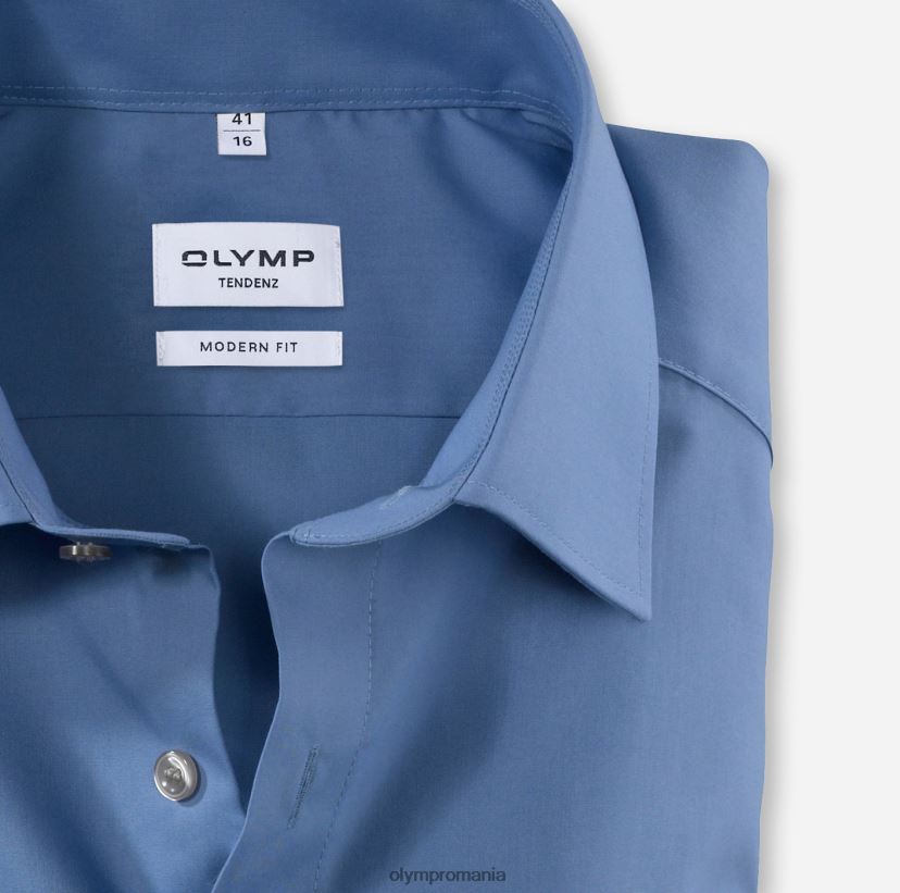tendinz modern fit, camasa business, new kent, albastru OLYMP îmbrăcăminte 4Z8LB61746