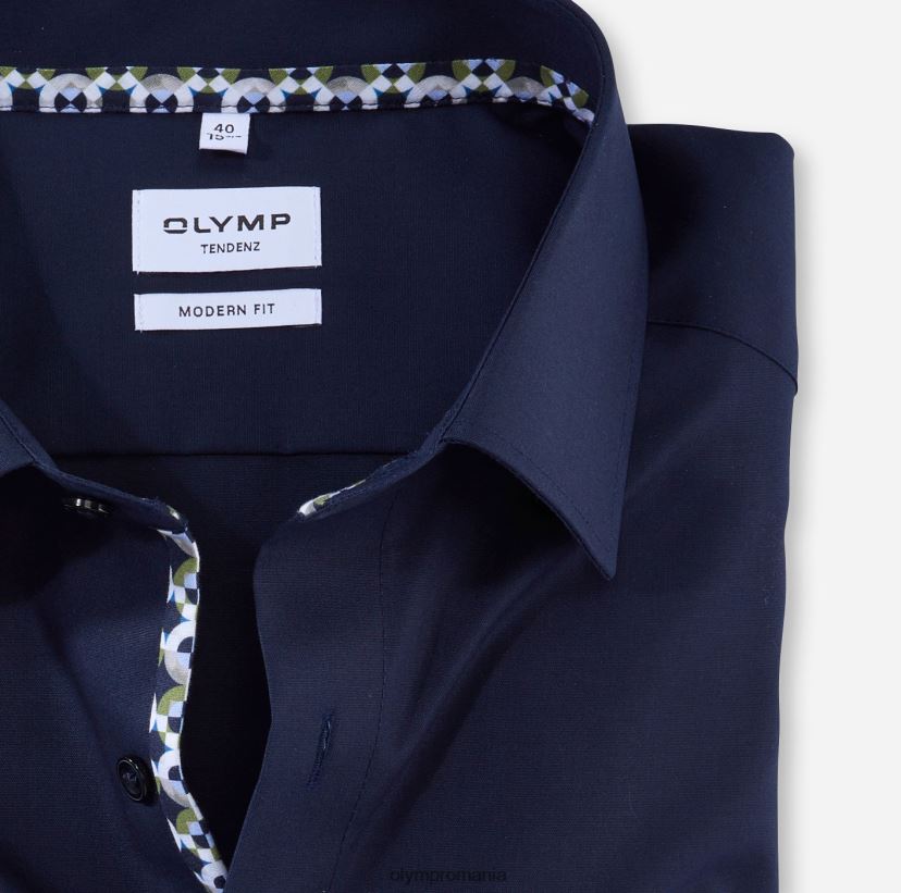 tendinz modern fit, camasa business, new kent, albastru nuremberg OLYMP îmbrăcăminte 4Z8LB61741