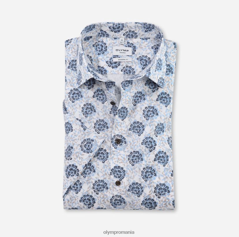 tendinz modern fit, camasa business, new kent, bleu OLYMP îmbrăcăminte 4Z8LB61710