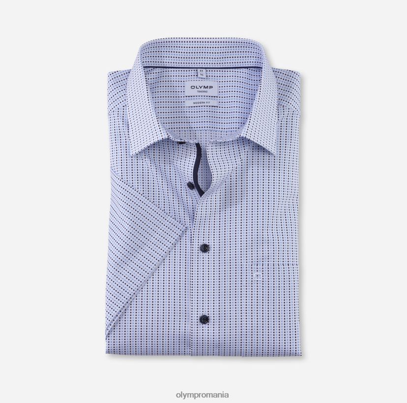 tendinz modern fit, camasa business, new kent, bleu OLYMP îmbrăcăminte 4Z8LB61714