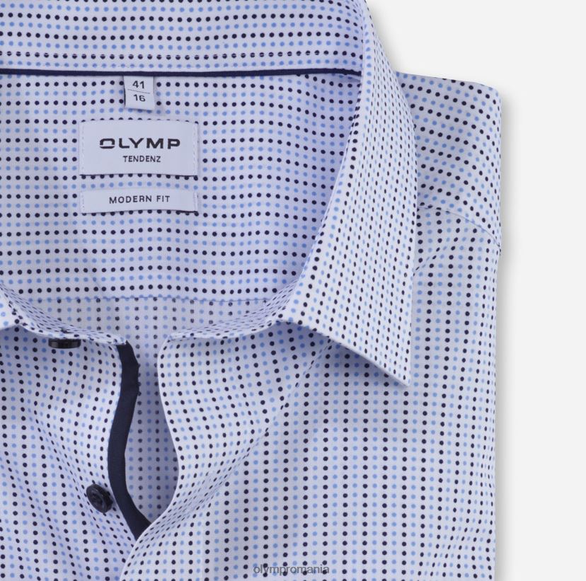 tendinz modern fit, camasa business, new kent, bleu OLYMP îmbrăcăminte 4Z8LB61714