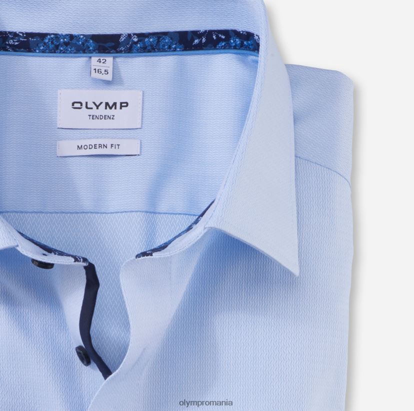 tendinz modern fit, camasa business, new kent, bleu OLYMP îmbrăcăminte 4Z8LB61719