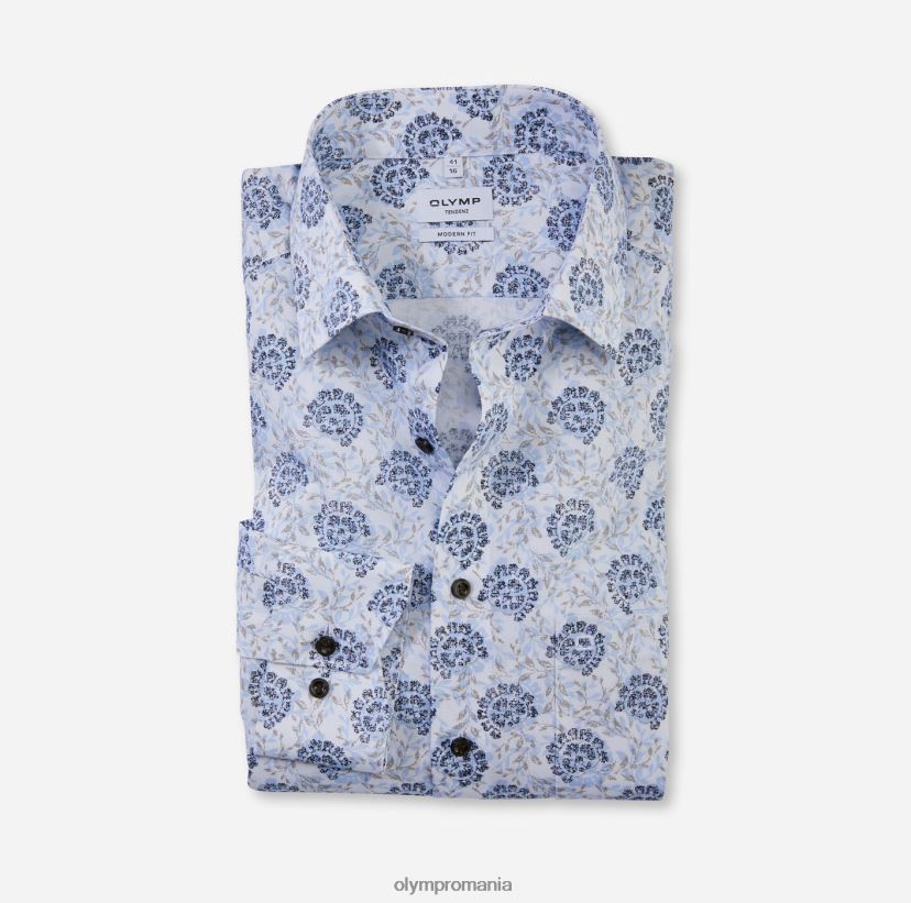 tendinz modern fit, camasa business, new kent, bleu OLYMP îmbrăcăminte 4Z8LB61720