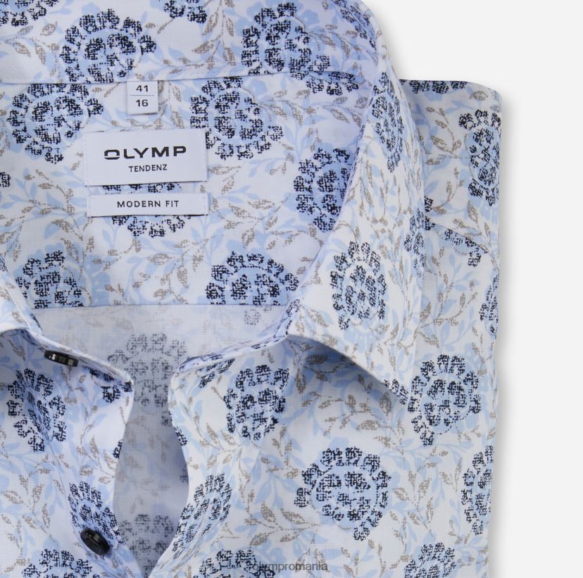tendinz modern fit, camasa business, new kent, bleu OLYMP îmbrăcăminte 4Z8LB61720