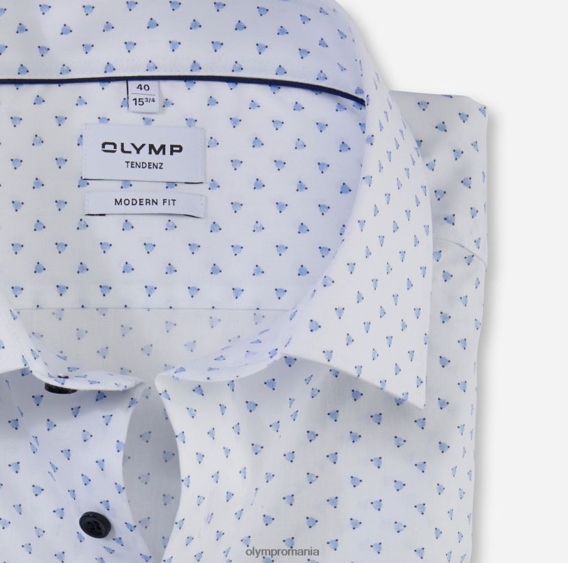tendinz modern fit, camasa business, new kent, bleu OLYMP îmbrăcăminte 4Z8LB61726